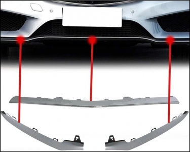 طقم نيكل اكصدام امامى 3قطع AMG