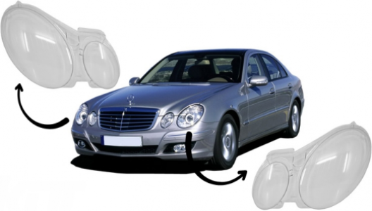W211 (04-09), Headlamp Lens (Right)