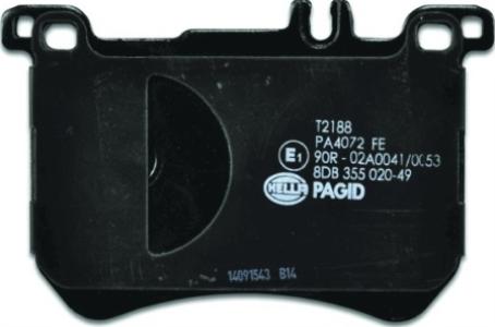 طقم تيل امامى SL R231 (350,500) 