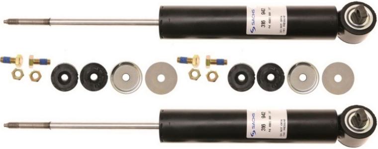 طقم مساعدين خلفى 