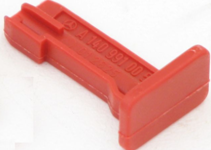 فبرة مقاس زيت فتيس حمراء