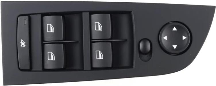 وحدة زراير زجاج (سوداء) E90