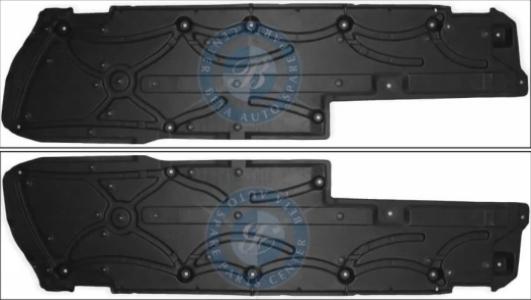 طقم فبر مصفح اسفل السيارة 