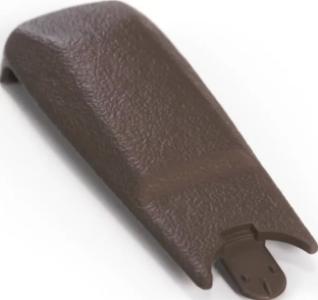 غطاء اكرة زجاج عريض بنى