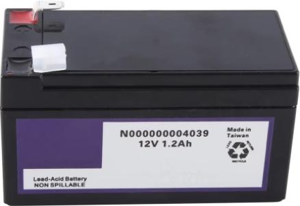 Auxiliary Battery12V,1.2Ah