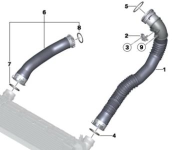 خرطوم سربنتينة تربو (انتركولر) -القصير-